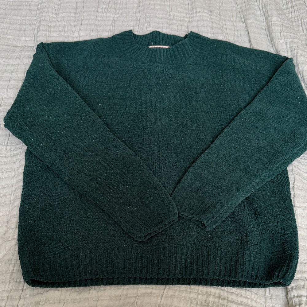 Weatherproof Men's Deep Green Crewneck Sweater